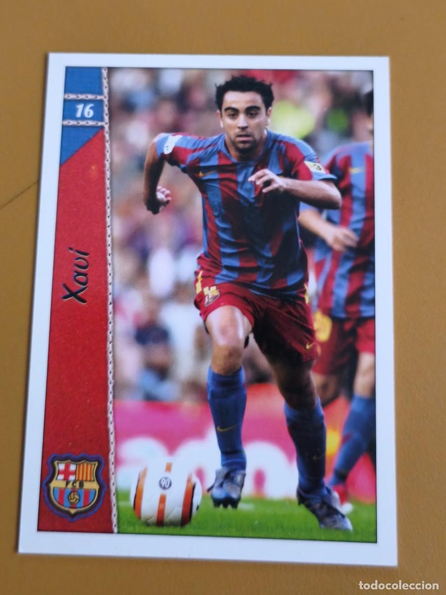 Cromos de f&uacute;tbol: xavi, liga 2007 mundicromo