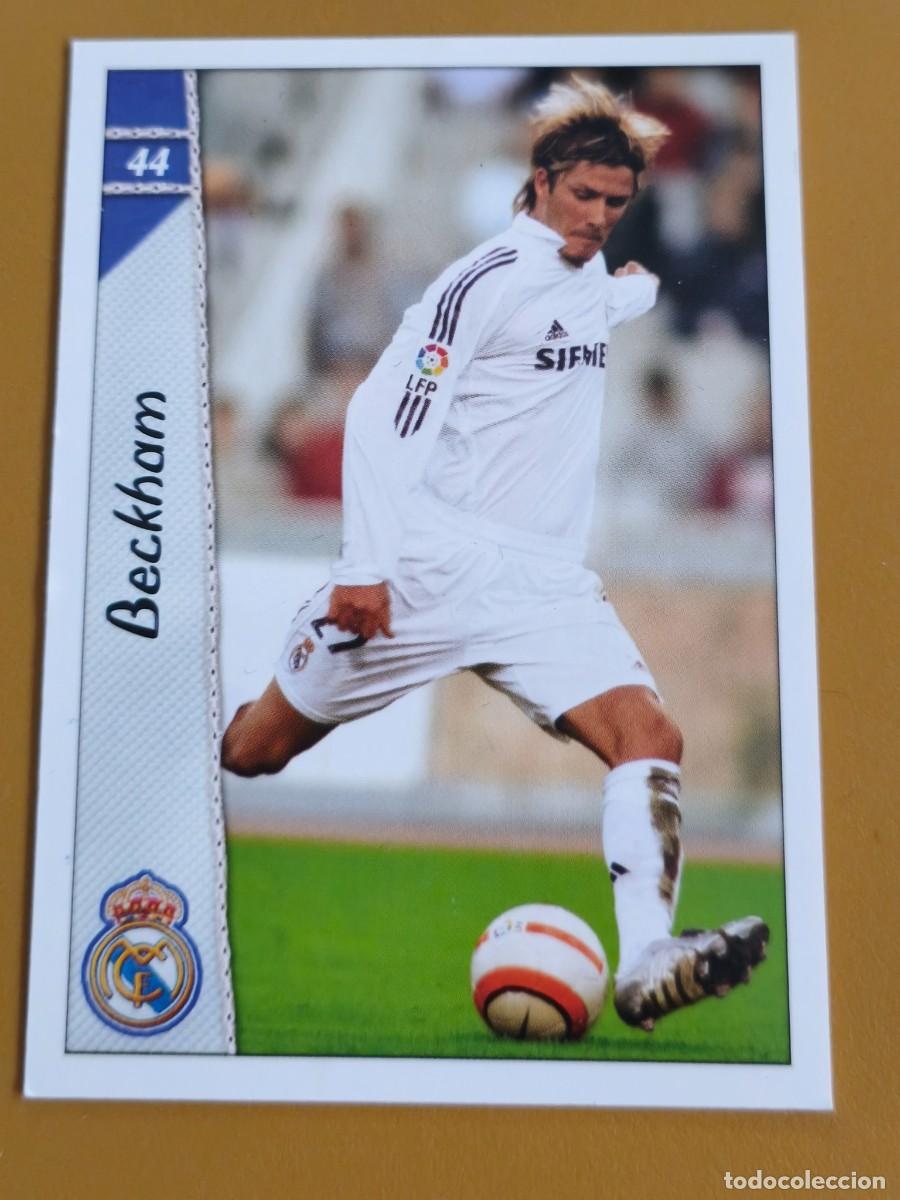 Cromos de f&uacute;tbol: beckham, liga 2007 mundicromo