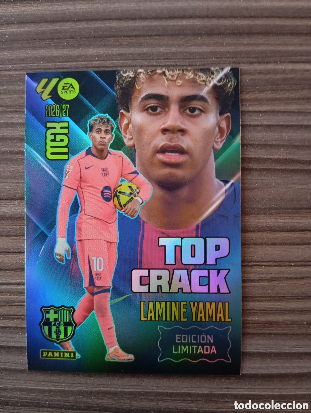 Fu&szlig;ball-Sticker: Lamine yamal edici&oacute;n limitada Panini MEGACRACKS 26 27