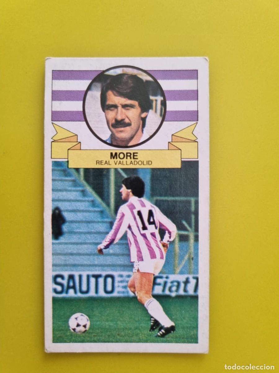 Cromos de f&uacute;tbol: CROMO LIGA ESTE 85 86 1985 1986 NUNCA PEGADO SIN PEGAR MORE REAL VALLADOLID AR826
