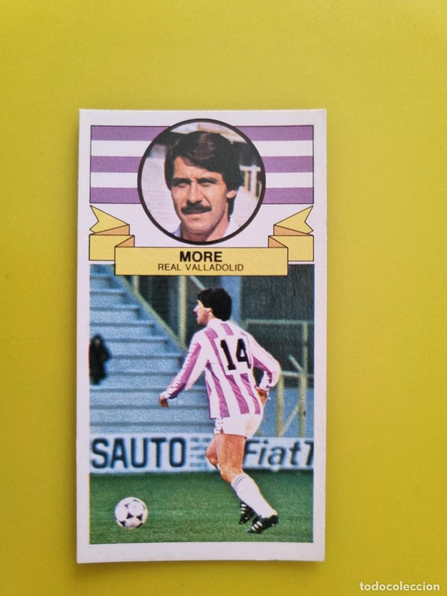 Cromos de f&uacute;tbol: CROMO LIGA ESTE 85 86 1985 1986 NUNCA PEGADO SIN PEGAR MORE REAL VALLADOLID AR826