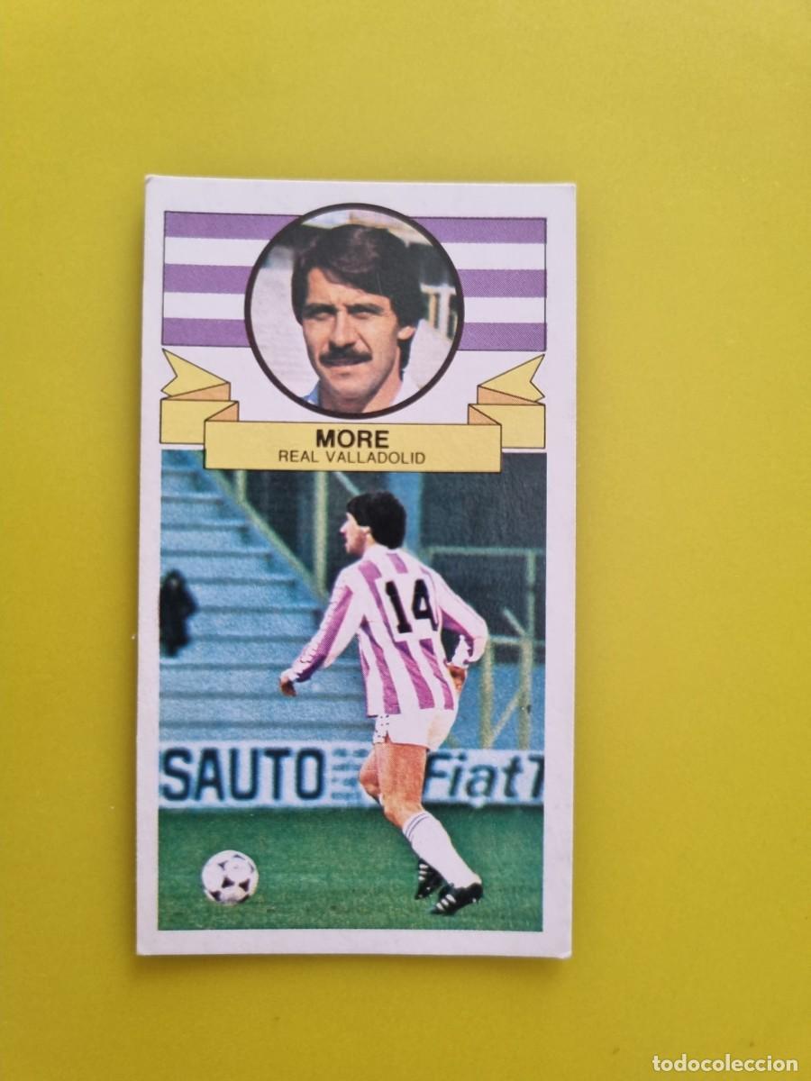 Cromos de f&uacute;tbol: CROMO LIGA ESTE 85 86 1985 1986 NUNCA PEGADO SIN PEGAR MORE REAL VALLADOLID AR826