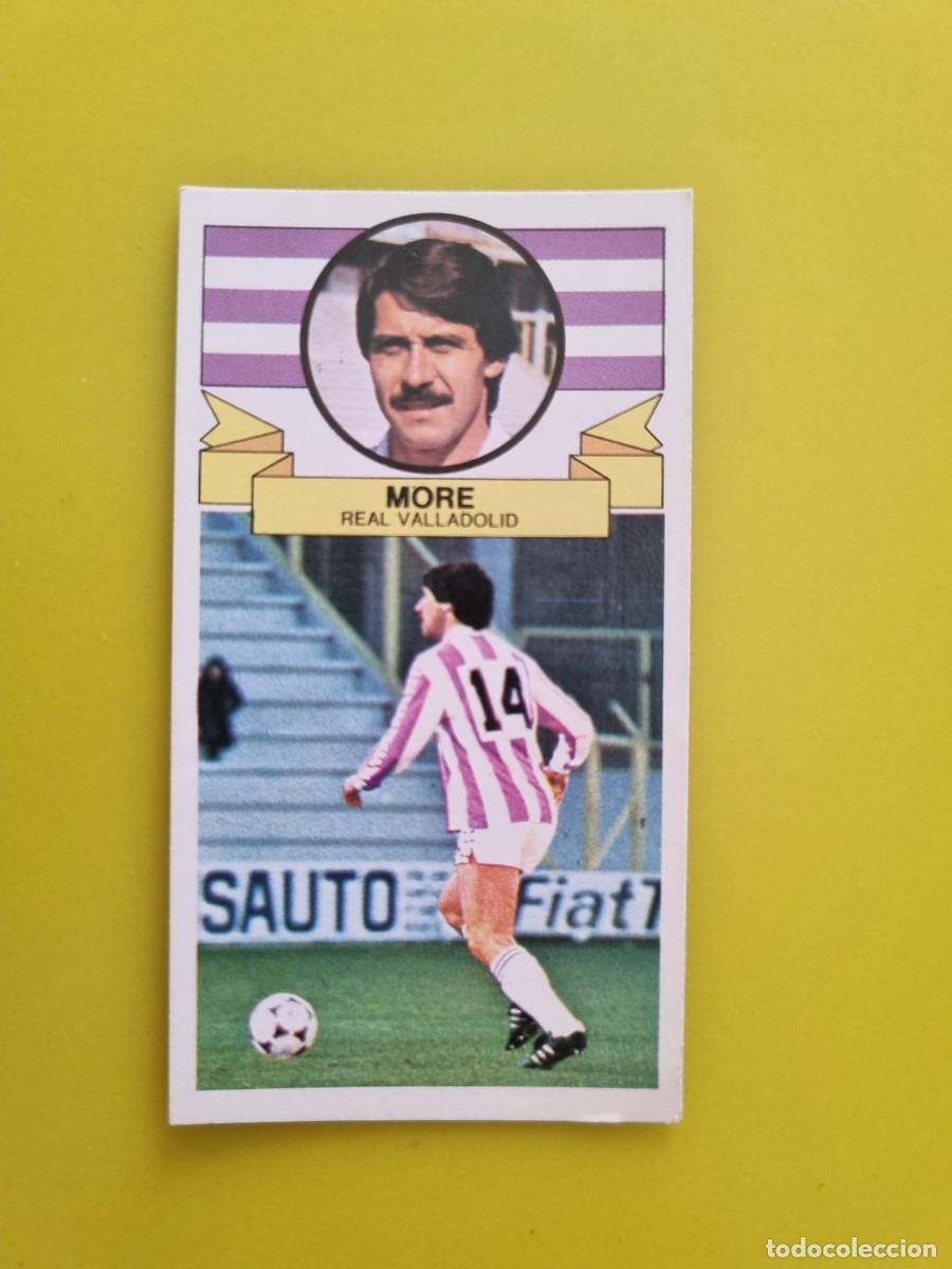 Cromos de f&uacute;tbol: CROMO LIGA ESTE 85 86 1985 1986 NUNCA PEGADO SIN PEGAR MORE REAL VALLADOLID AR826