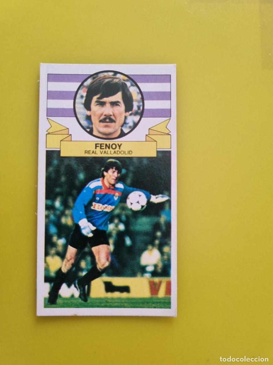 Cromos de f&uacute;tbol: CROMO LIGA ESTE 85 86 1985 1986 NUNCA PEGADO SIN PEGAR FENOY REAL VALLADOLID AR826