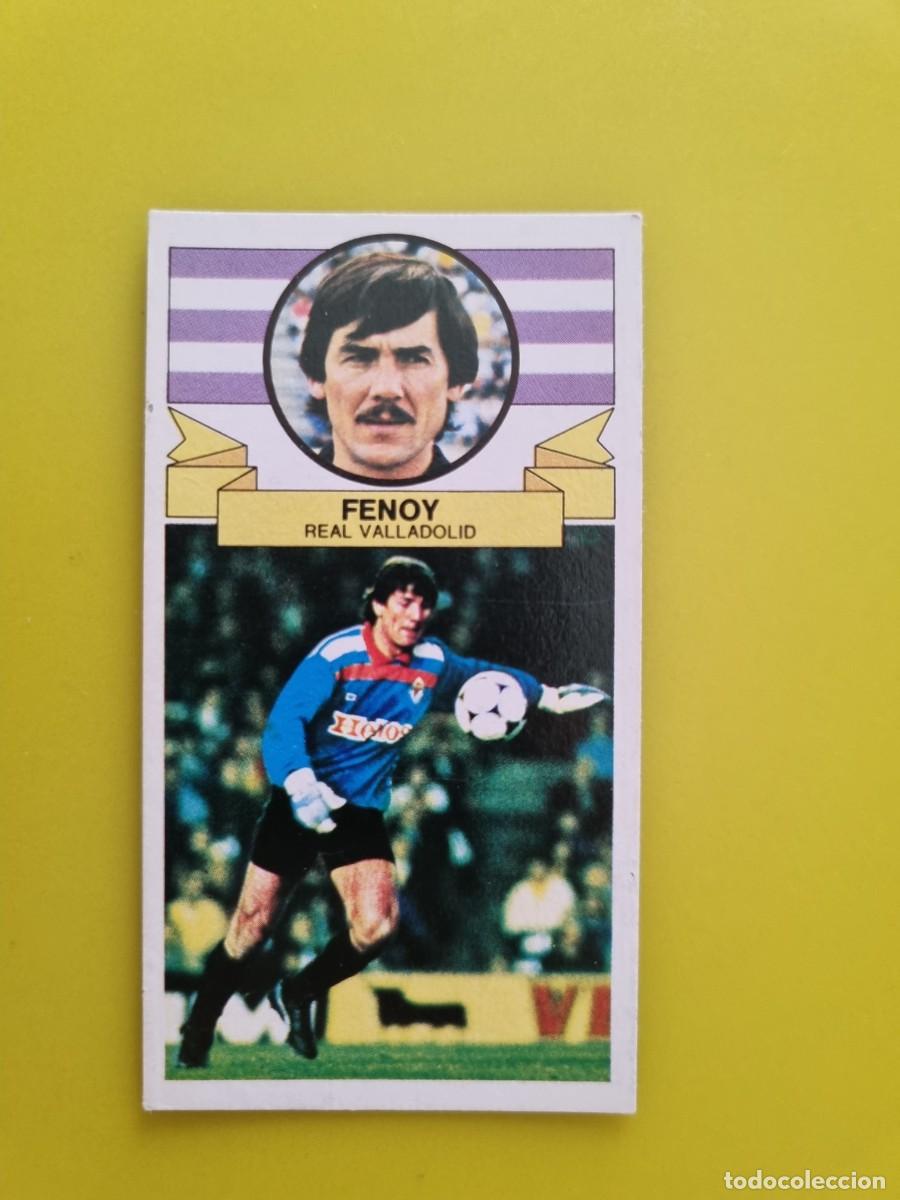 Cromos de f&uacute;tbol: CROMO LIGA ESTE 85 86 1985 1986 NUNCA PEGADO SIN PEGAR FENOY REAL VALLADOLID AR826