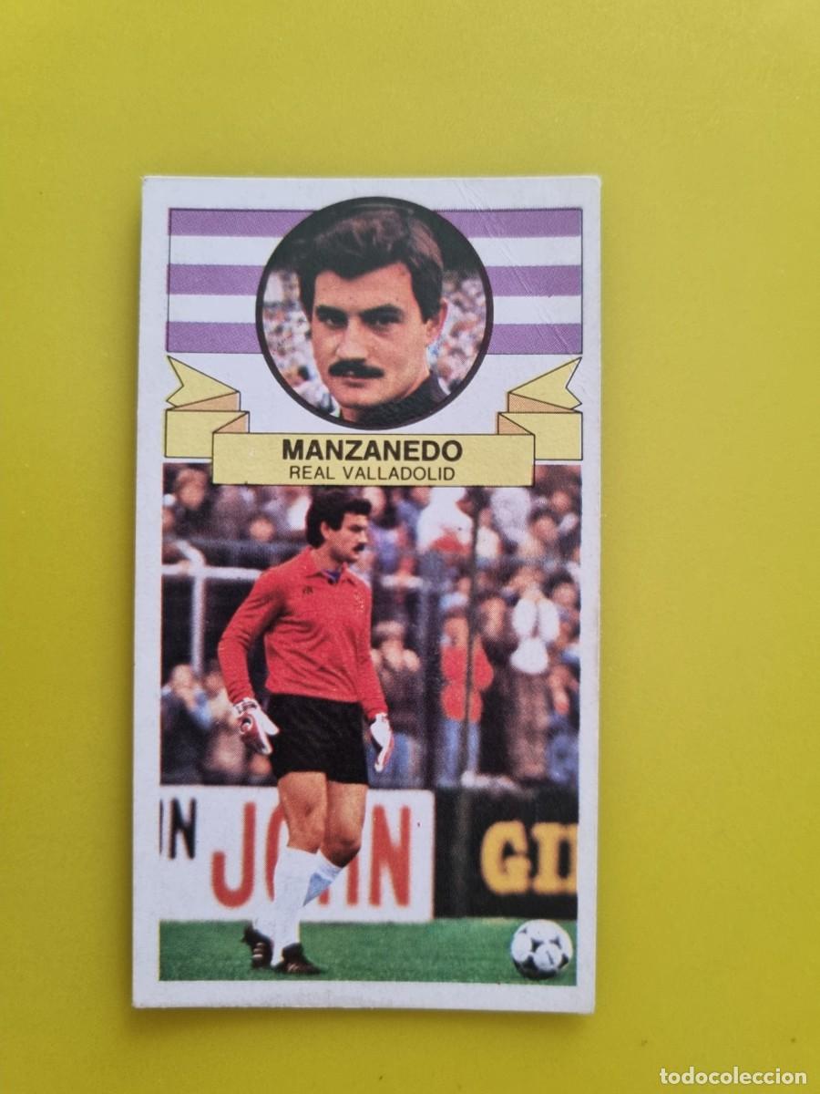 Cromos de f&uacute;tbol: CROMO LIGA ESTE 85 86 1985 1986 NUNCA PEGADO SIN PEGAR MANZANERO REAL VALLADOLID AR826