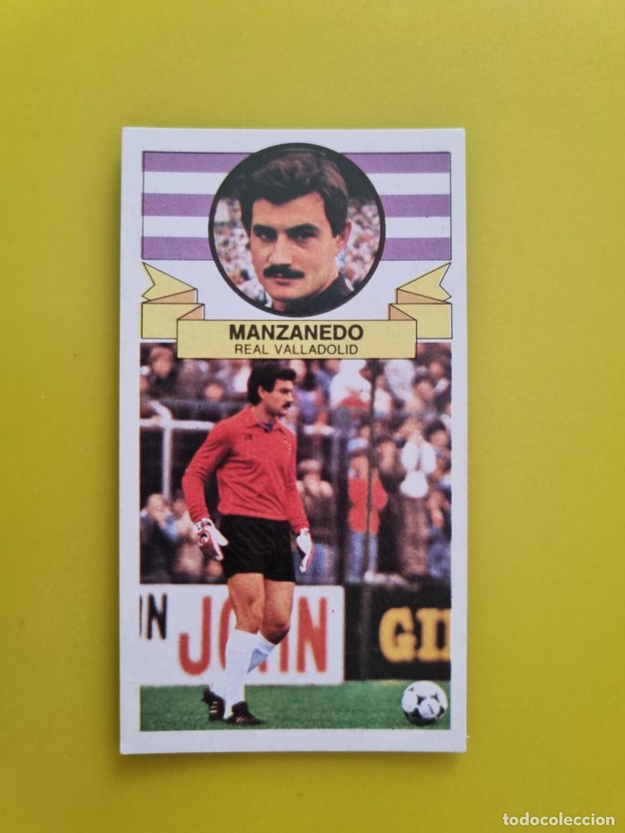 Cromos de f&uacute;tbol: CROMO LIGA ESTE 85 86 1985 1986 NUNCA PEGADO SIN PEGAR MANZANERO REAL VALLADOLID AR826