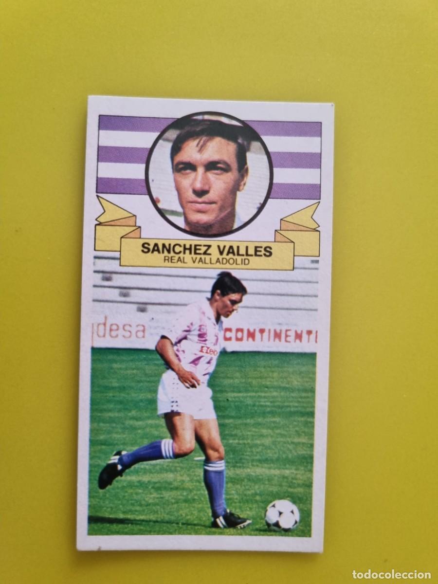 Cromos de f&uacute;tbol: CROMO LIGA ESTE 85 86 1985 1986 NUNCA PEGADO SIN PEGAR SANCHEZ VALLES REAL VALLADOLID AR826