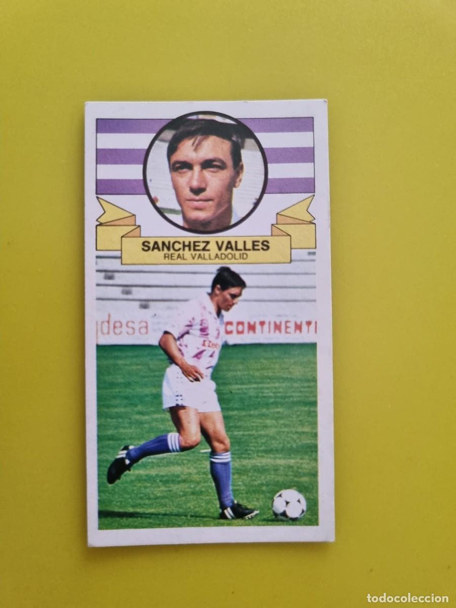 Cromos de f&uacute;tbol: CROMO LIGA ESTE 85 86 1985 1986 NUNCA PEGADO SIN PEGAR SANCHEZ VALLES REAL VALLADOLID AR826