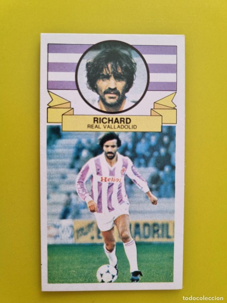 Cromos de f&uacute;tbol: CROMO LIGA ESTE 85 86 1985 1986 NUNCA PEGADO SIN PEGAR RICHARD REAL VALLADOLID AR826