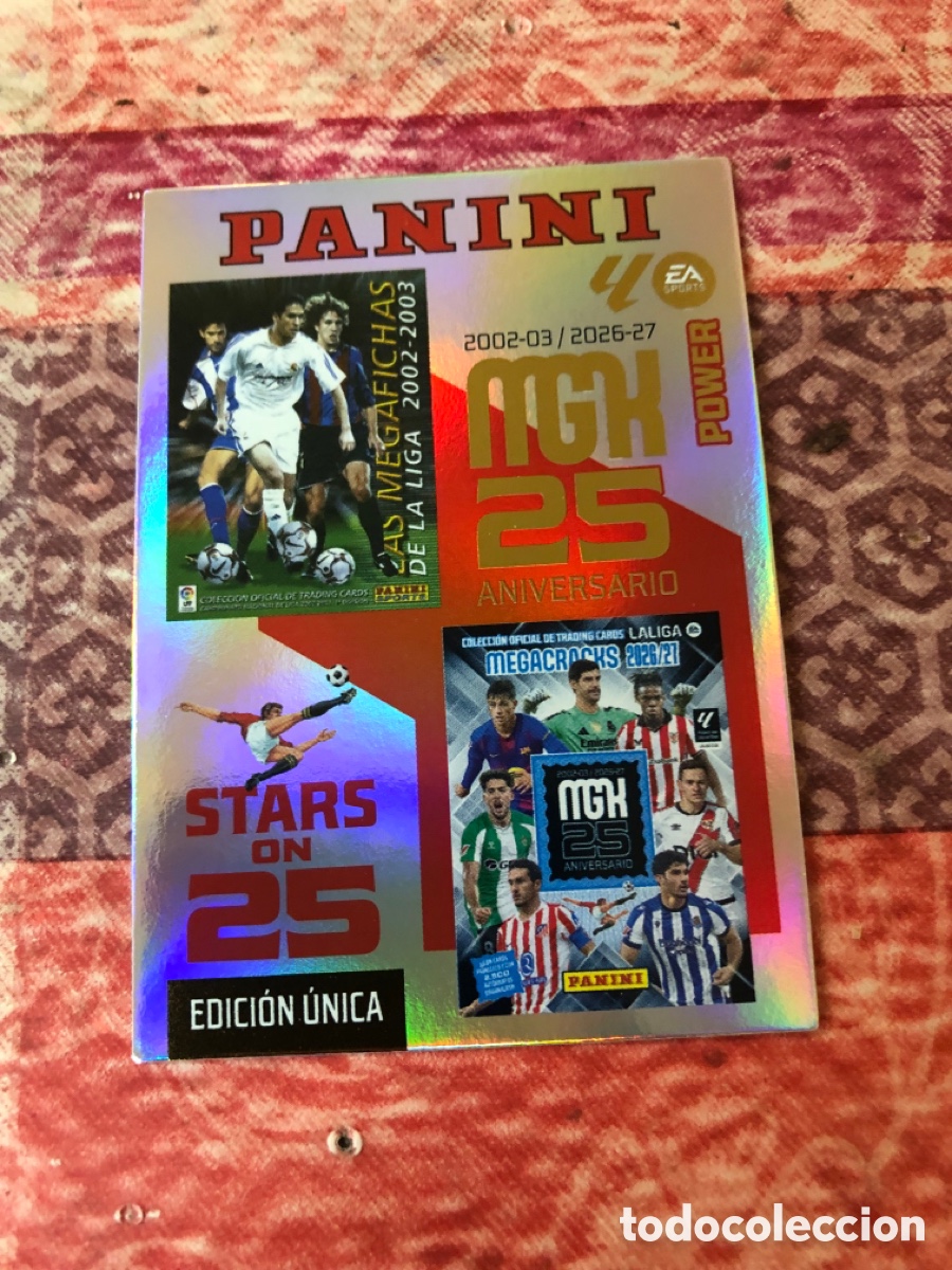 Cromos de f&uacute;tbol: 424P MGK 25 STARS ON POWER MGK 26 27 PANINI 2026 2027 25 ANIVERSARIO MEGACRACKS