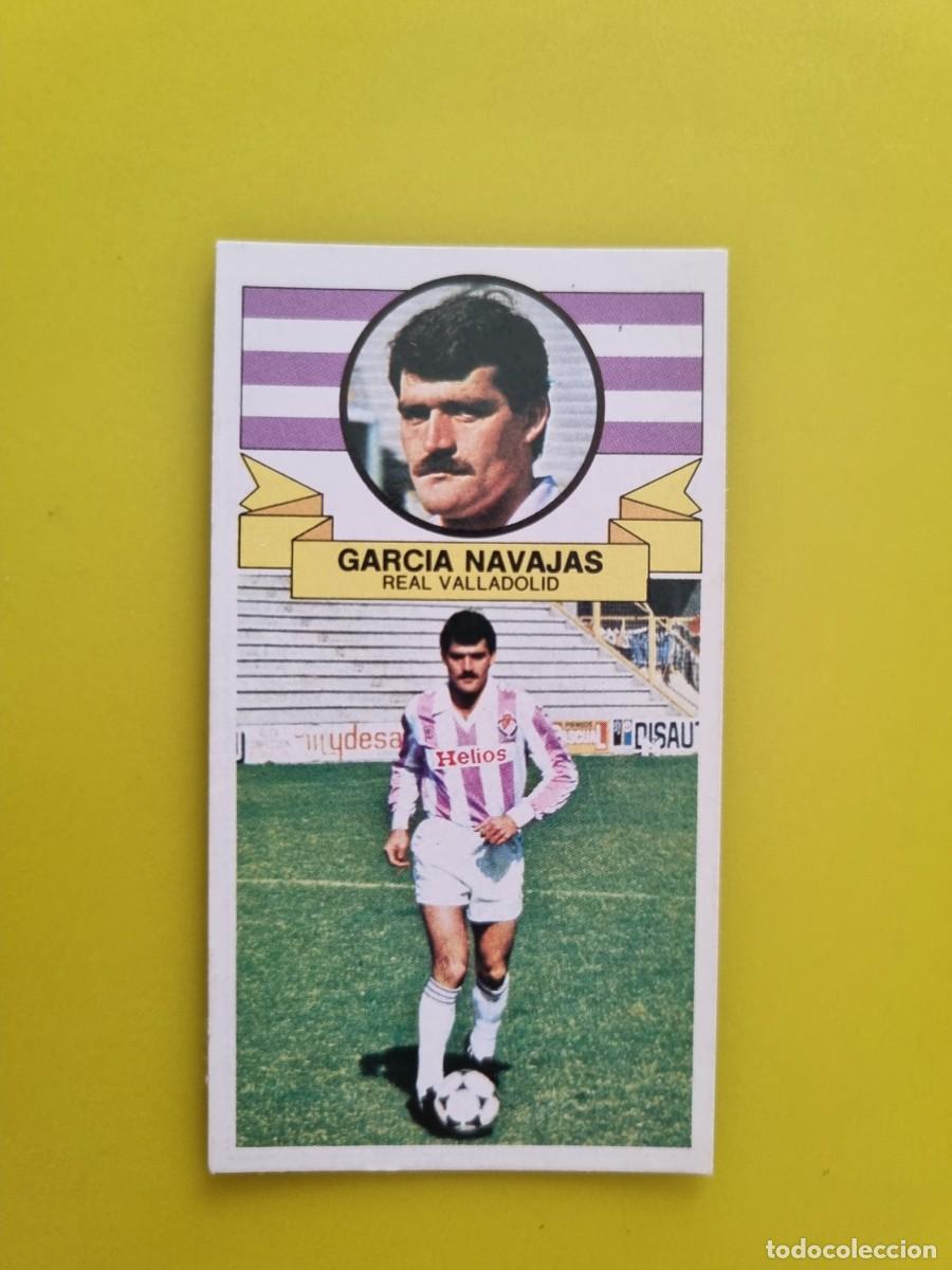 Cromos de f&uacute;tbol: CROMO LIGA ESTE 85 86 1985 1986 NUNCA PEGADO SIN PEGAR GARCIA NAVAJAS REAL VALLADOLID AR826