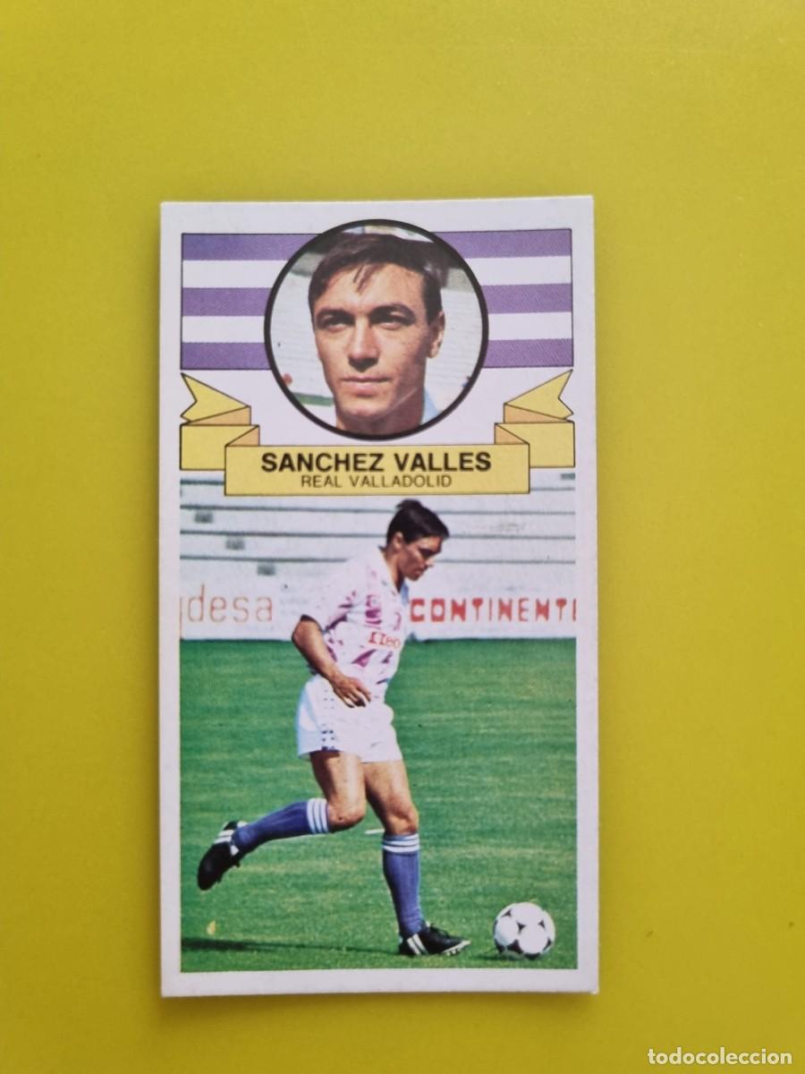 Cromos de f&uacute;tbol: CROMO LIGA ESTE 85 86 1985 1986 NUNCA PEGADO SIN PEGAR SANCHEZ VALLE REAL VALLADOLID AR826