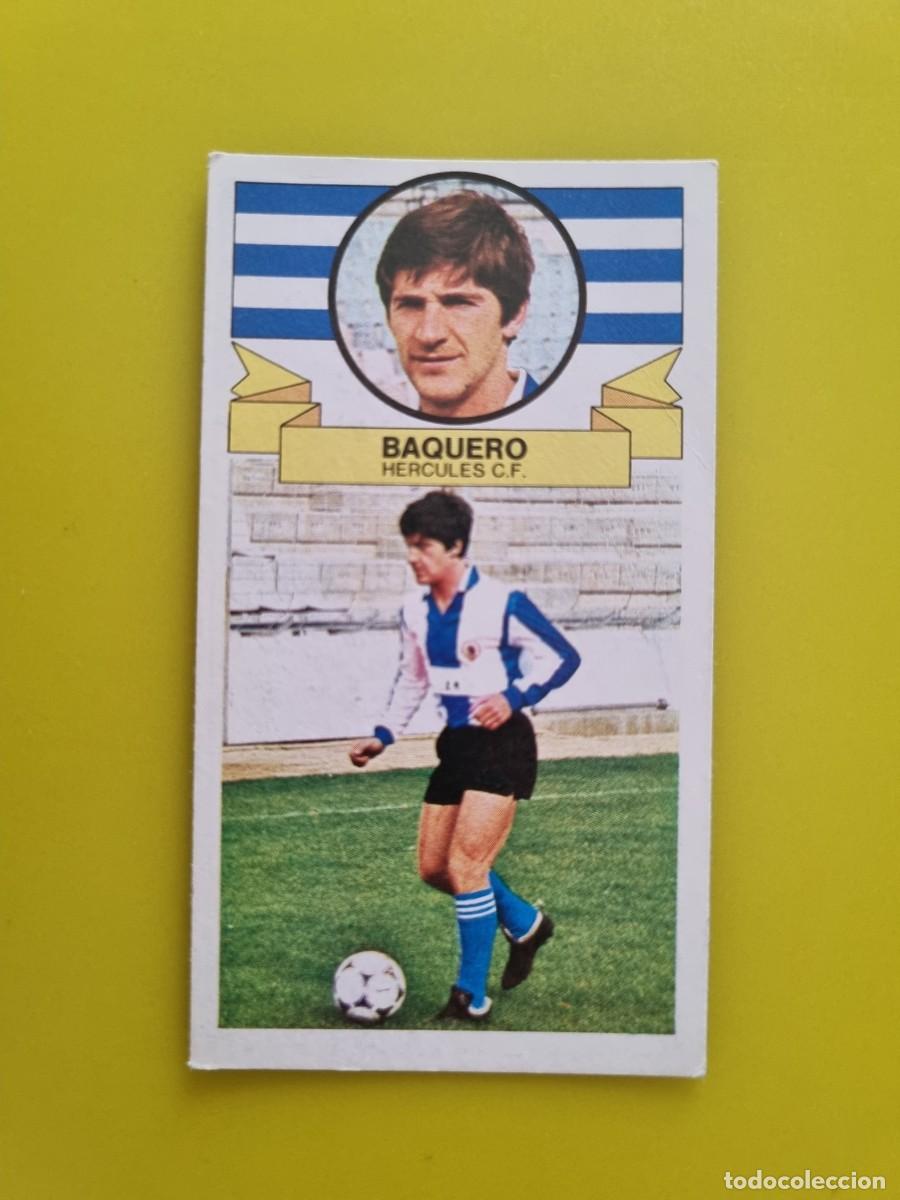 Cromos de f&uacute;tbol: CROMO LIGA ESTE 85 86 1985 1986 NUNCA PEGADO SIN PEGAR BAQUERO HERCULES CF AR826