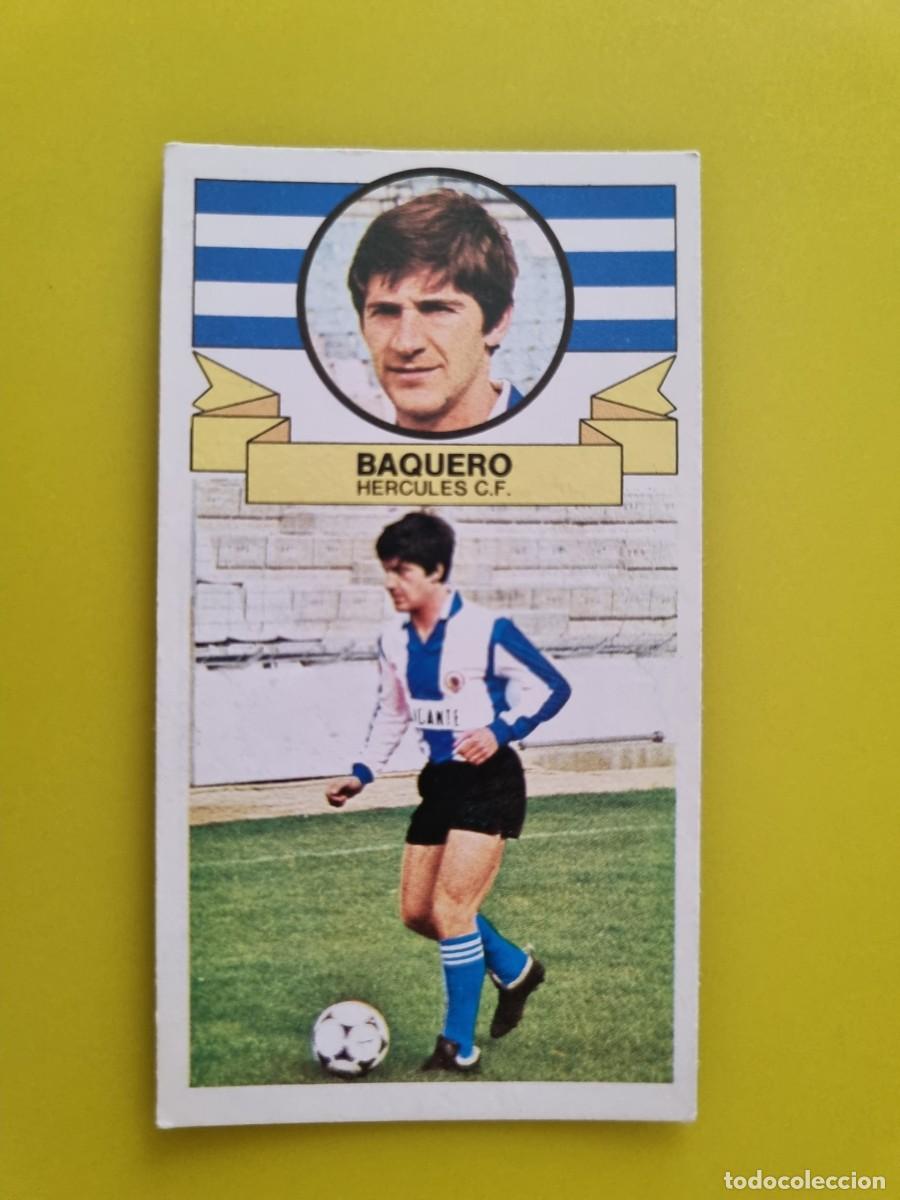 Cromos de f&uacute;tbol: CROMO LIGA ESTE 85 86 1985 1986 NUNCA PEGADO SIN PEGAR BAQUERO HERCULES CF AR826