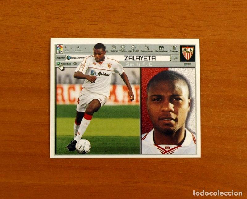 Cromos de f&uacute;tbol: Sevilla - Zalayeta - BAJA - Ediciones Este Liga 2001-2002, 01-02 - Nunca pegado
