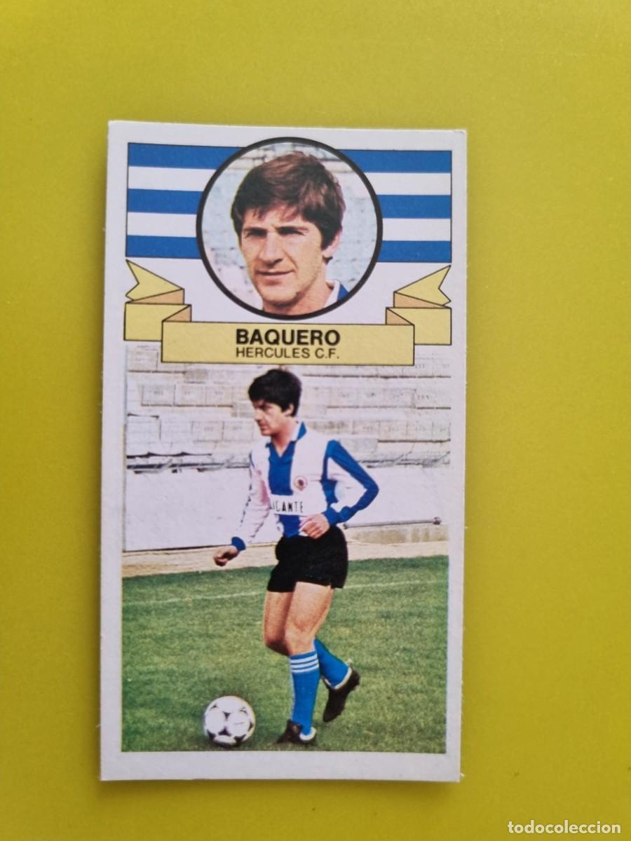 Cromos de f&uacute;tbol: CROMO LIGA ESTE 85 86 1985 1986 NUNCA PEGADO SIN PEGAR BAQUERO HERCULES CF AR826