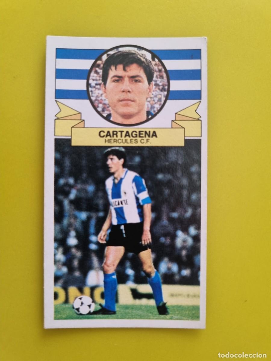 Cromos de f&uacute;tbol: CROMO LIGA ESTE 85 86 1985 1986 NUNCA PEGADO SIN PEGAR CARTAGENA HERCULES CF AR826
