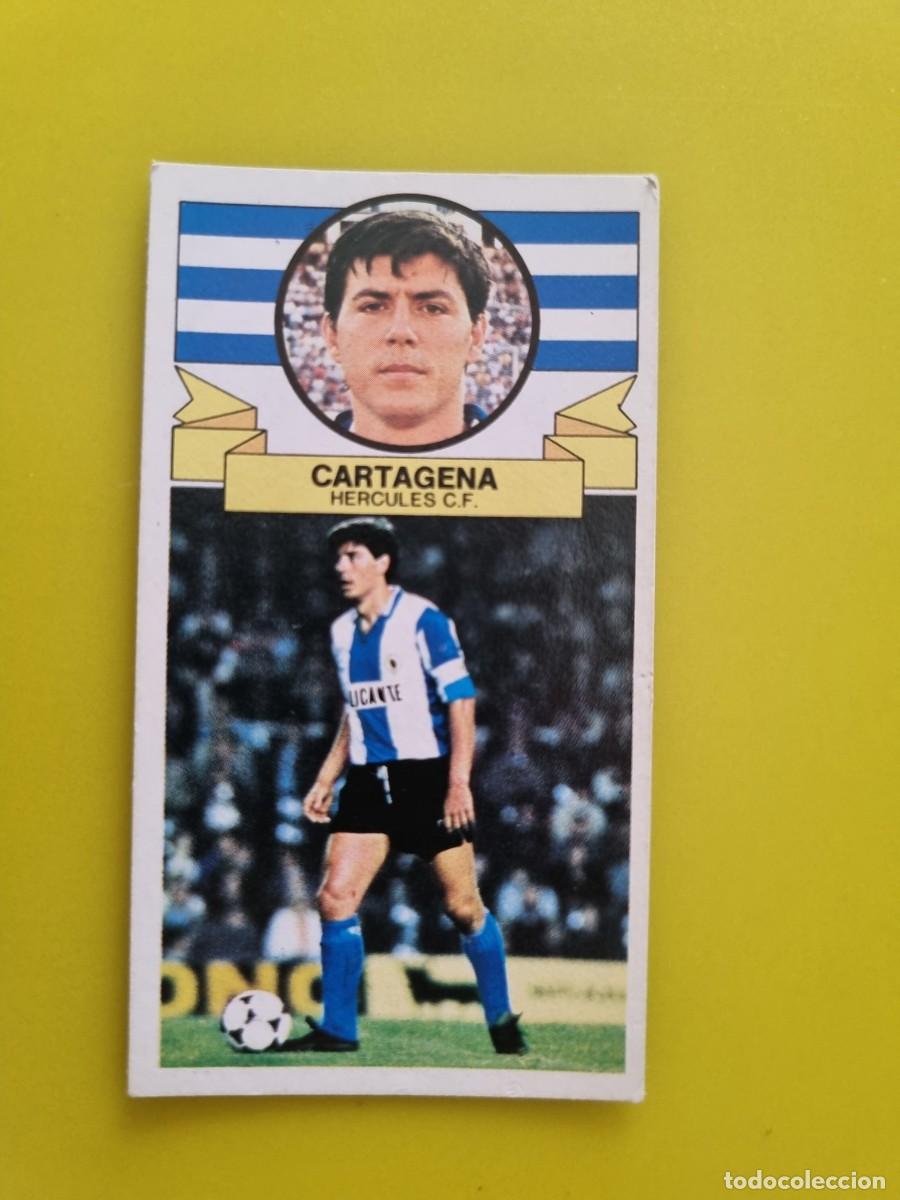 Cromos de f&uacute;tbol: CROMO LIGA ESTE 85 86 1985 1986 NUNCA PEGADO SIN PEGAR CARTAGENA HERCULES CF AR826
