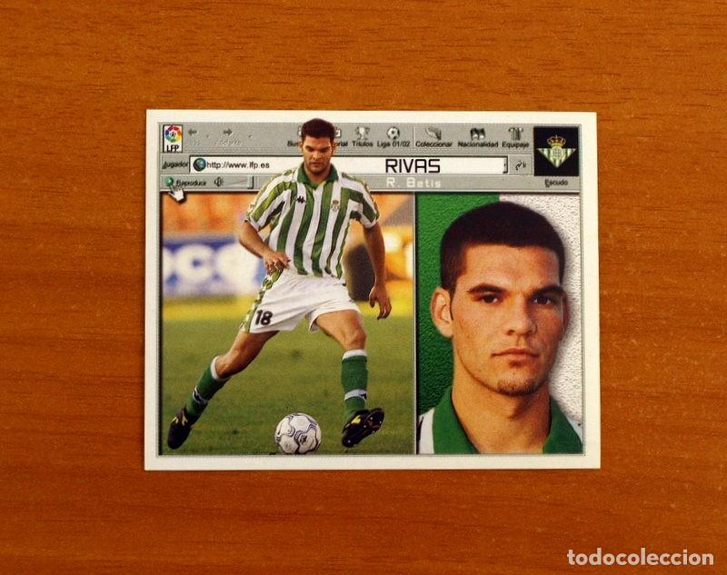 Cromos de f&uacute;tbol: Real Betis - Rivas - Ediciones Este Liga 2001-2002, 01-02 - Nunca pegado