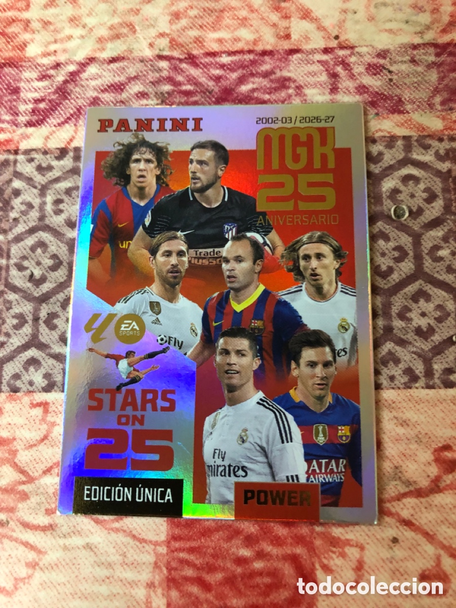 Cromos de f&uacute;tbol: Varios jugadores 425 P Megacracks 26 27 Stars on 25 Power Paralela 2026 2027
