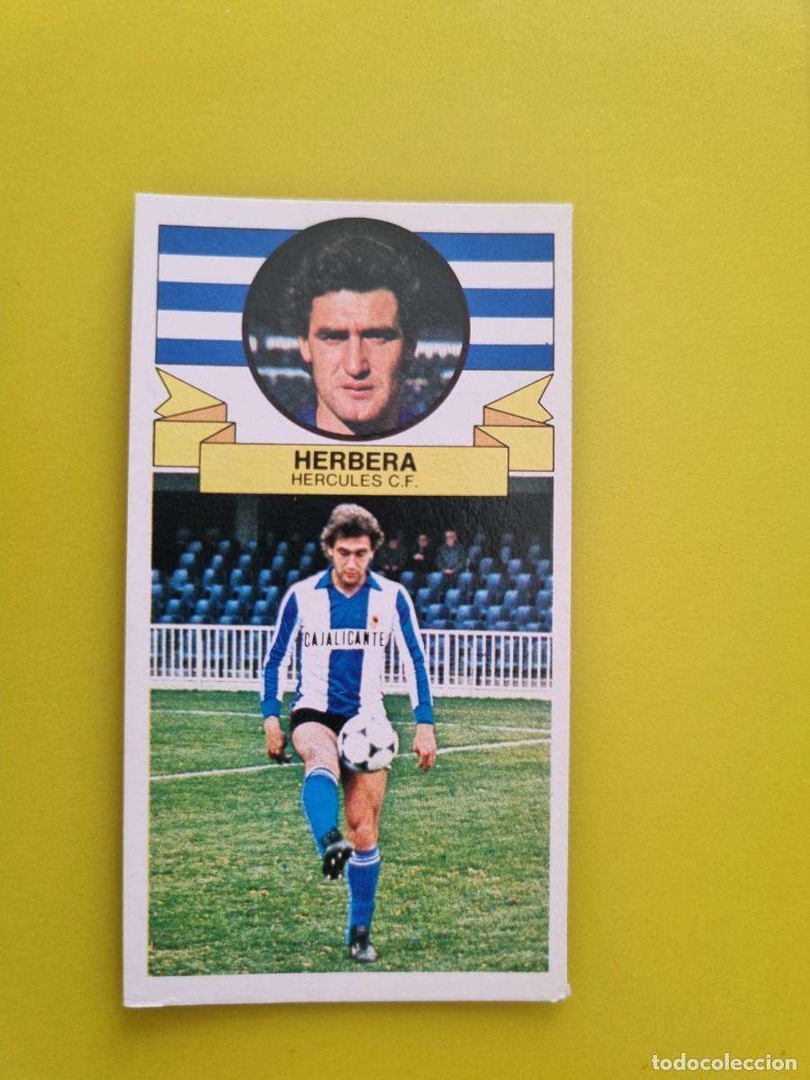 Cromos de f&uacute;tbol: LIGA ESTE 85 86 1985 1986 NUNCA PEGADO SIN PEGAR HERRERA HERCULES CF AR826