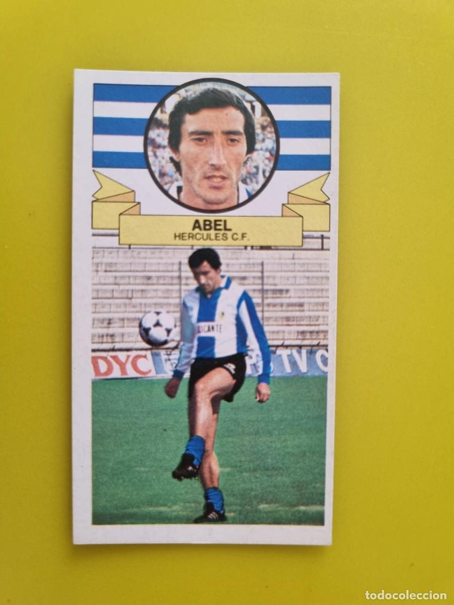 Cromos de f&uacute;tbol: LIGA ESTE 85 86 1985 1986 NUNCA PEGADO SIN PEGAR ABEL HERCULES CF AR826