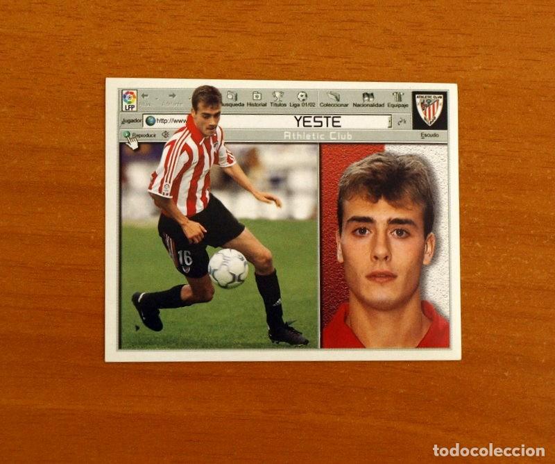 Cromos de f&uacute;tbol: Athletic de Bilbao - Yeste - Ediciones Este Liga 2001-2002, 01-02 - Nunca pegado