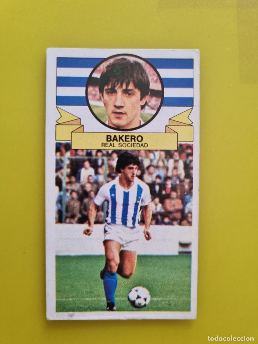 Cromos de f&uacute;tbol: LIGA ESTE 85 86 1985 1986 NUNCA PEGADO SIN PEGAR BAKERO REAL SOCIEDAD AR826
