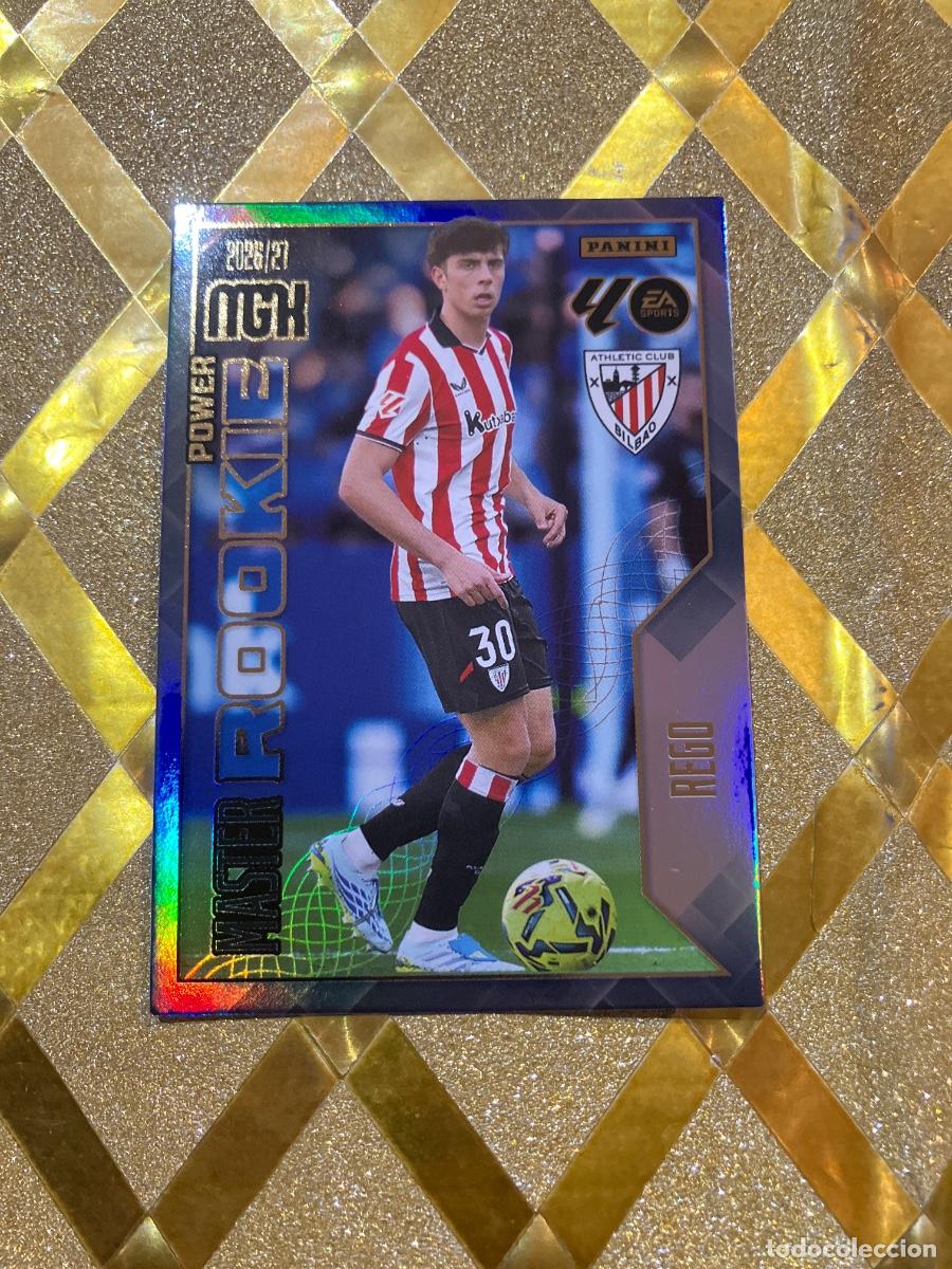 Fu&szlig;ball-Sticker: CROMO FUTBOL NUMERO 418 REGO ATHLETIC BILBA MASTER ROOKIE POWE LIGA 2026 2027 MEGACRAKS MGK PANINI !