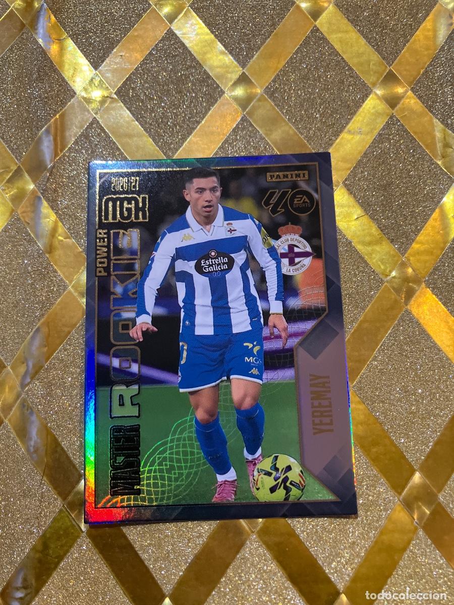 Fu&szlig;ball-Sticker: CROMO FUTBOL NUMERO 423 YEREMAY DEPORTIVO MASTER ROOKIE POWER LIGA 2026 2027 MEGACRAKS MGK PANINI !
