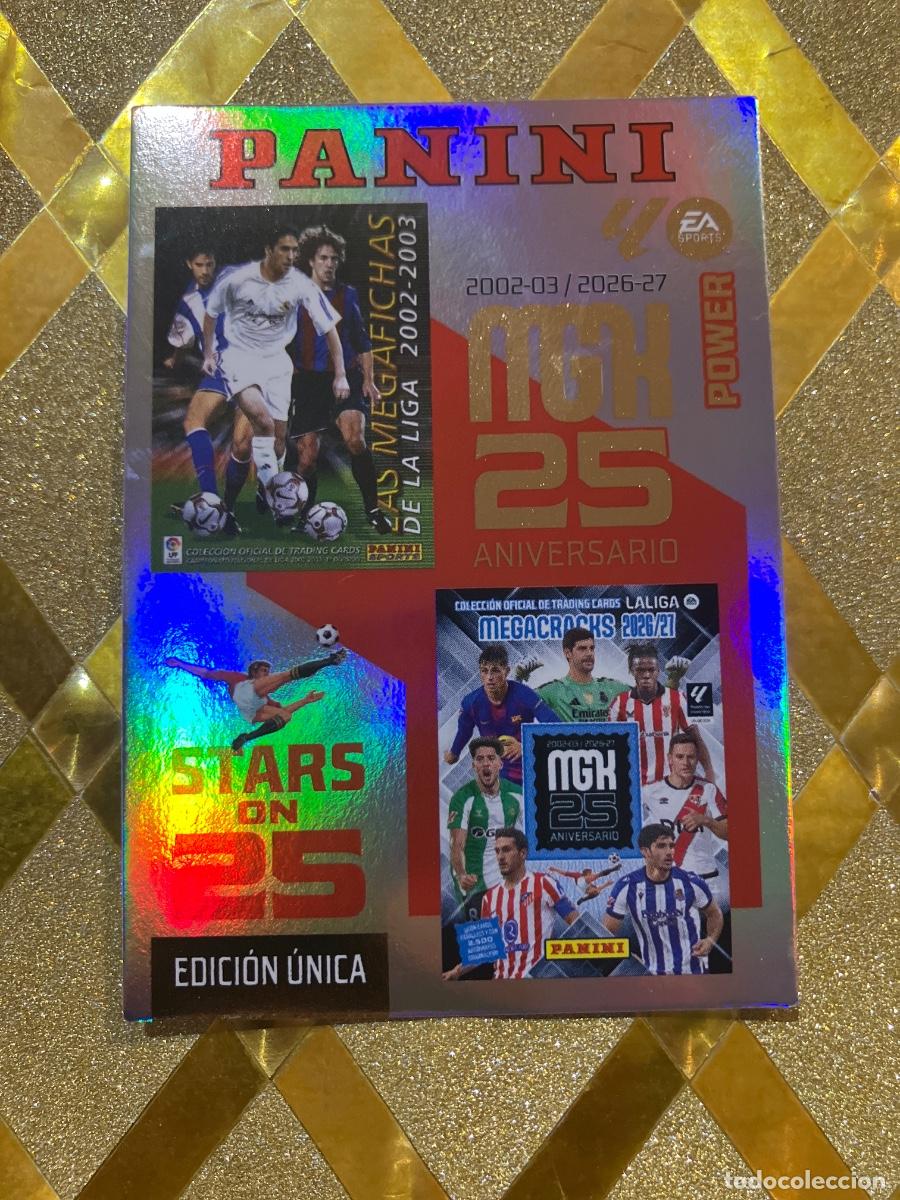 Fu&szlig;ball-Sticker: CROMO DE FUTBOL NUMERO 424 POWER STARS 25 ANIVERSARIO LIGA 2026 2027 MEGACRAKS MGK PANINI !