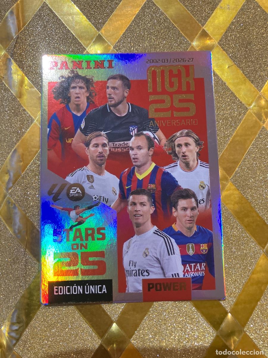 Fu&szlig;ball-Sticker: CROMO DE FUTBOL NUMERO 425 MESSI RONALDO POWER STARS LIGA 2026 2027 MEGACRAKS MGK PANINI !