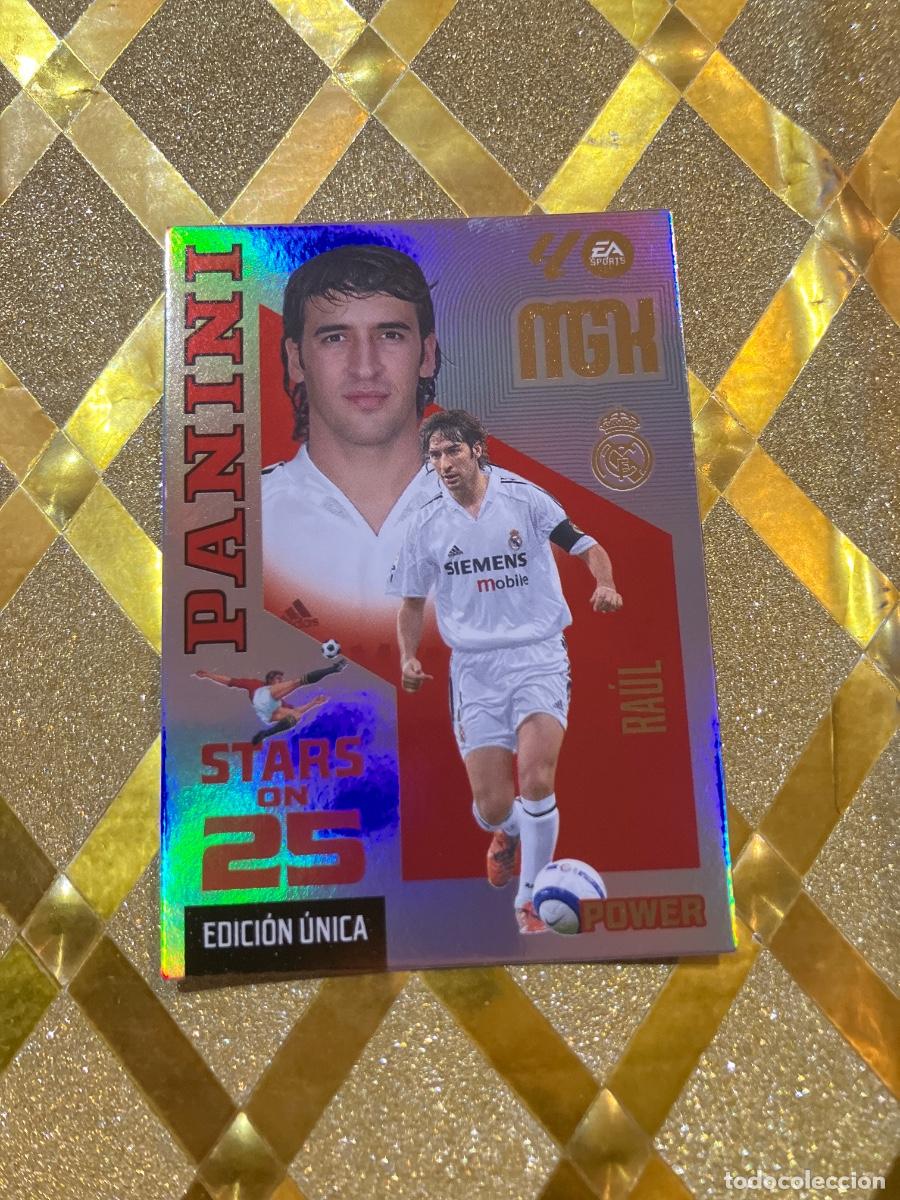 Fu&szlig;ball-Sticker: CROMO DE FUTBOL NUMERO 426 RAUL REAL MADRID POWER STARS LIGA 2026 2027 MEGACRAKS MGK PANINI !