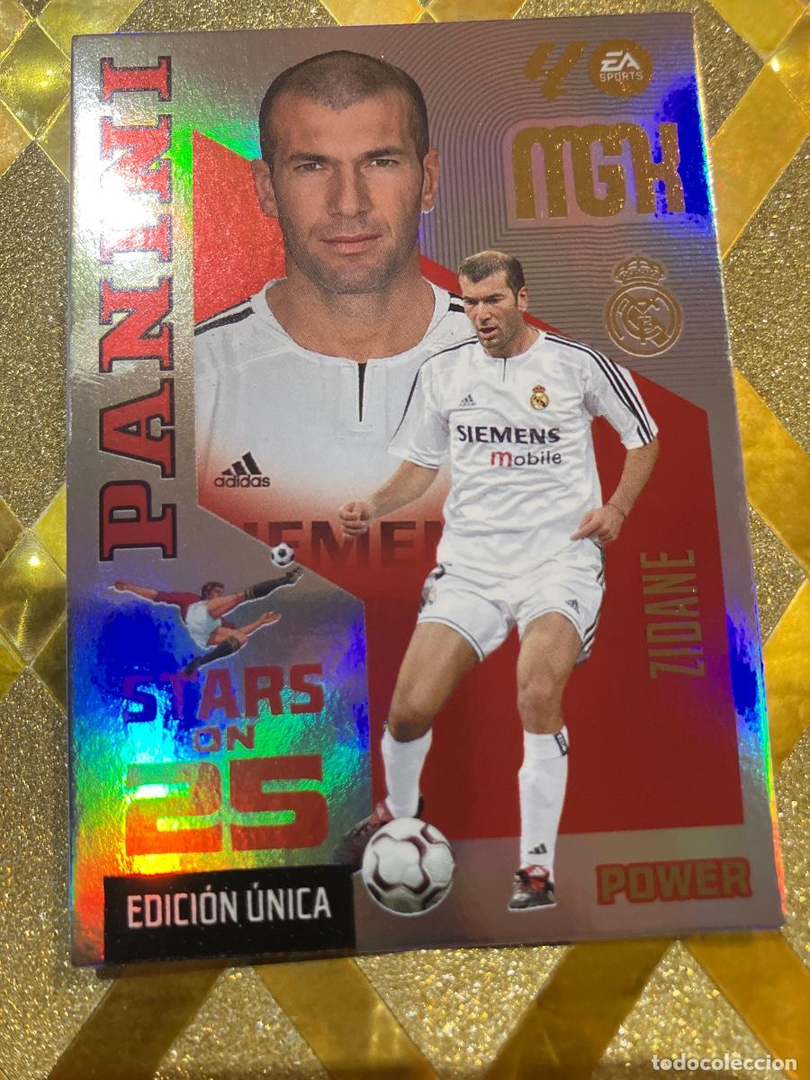 Fu&szlig;ball-Sticker: CROMO DE FUTBOL NUMERO 430 ZIDANE REAL MADRID POWER STARS LIGA 2026 2027 MEGACRAKS MGK PANINI !