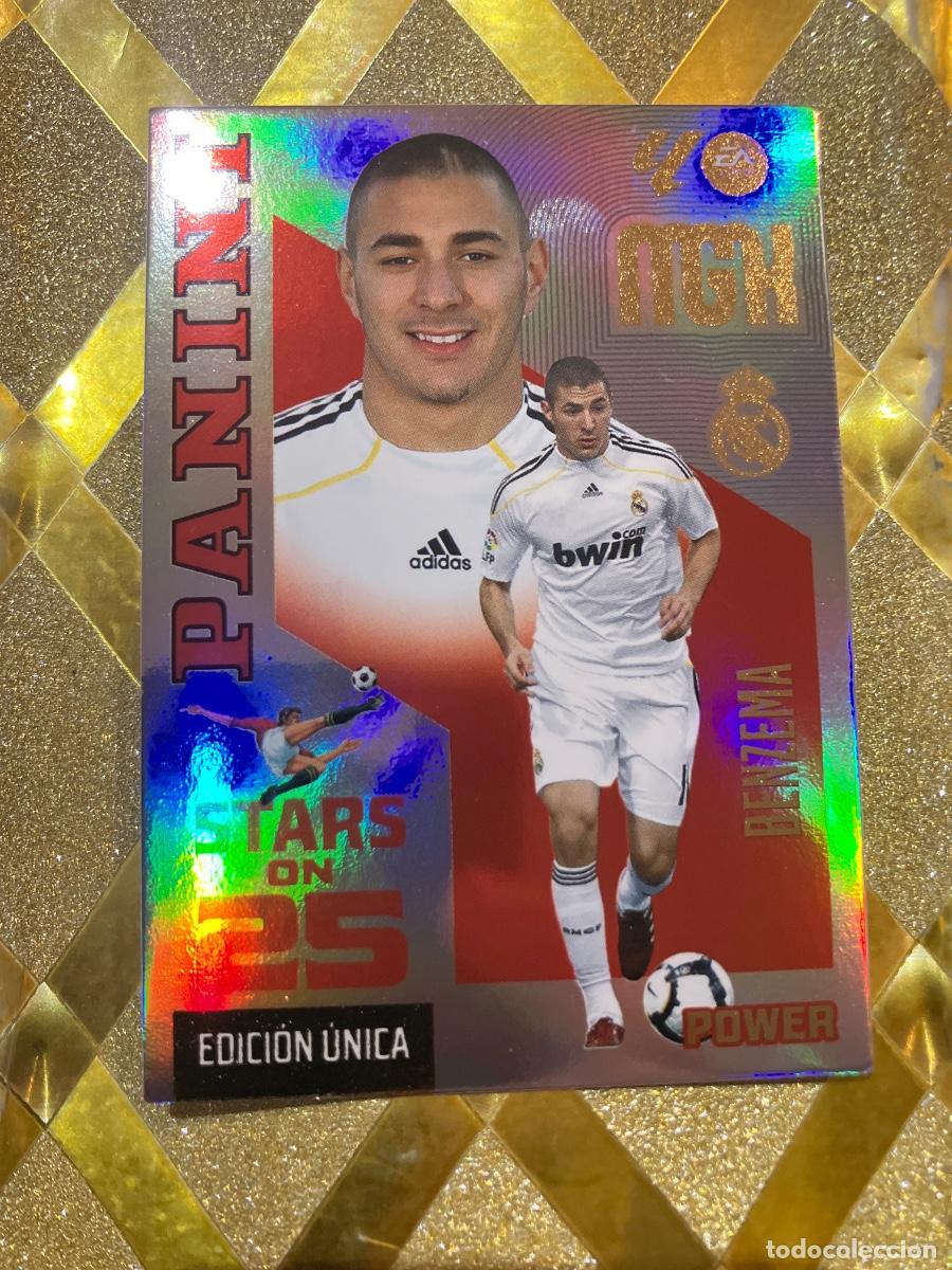 Fu&szlig;ball-Sticker: CROMO DE FUTBOL NUMERO 441 BENZEMA REAL MADRID POWER STARS LIGA 2026 2027 MEGACRAKS MGK PANINI !