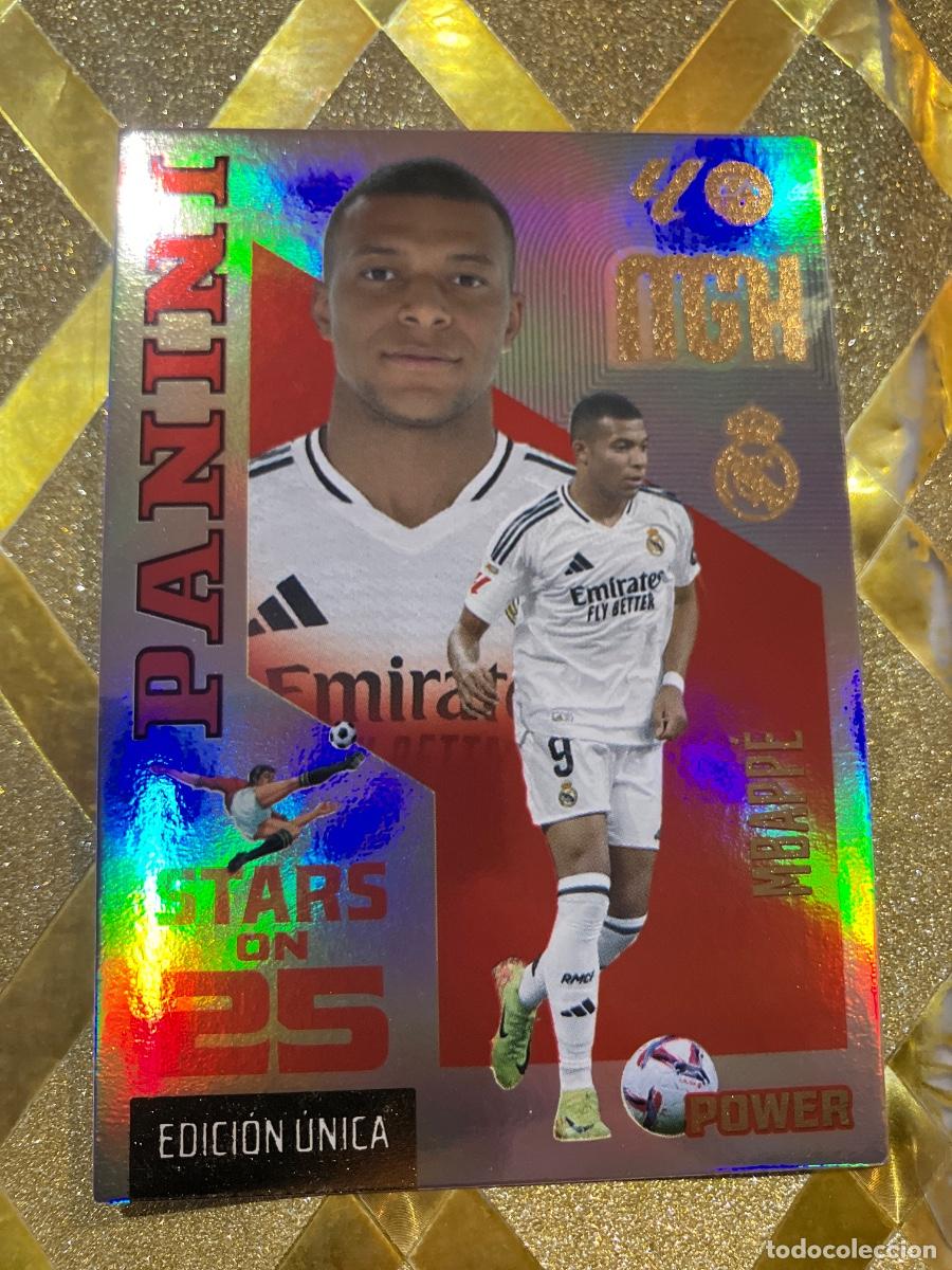 Fu&szlig;ball-Sticker: CROMO DE FUTBOL NUMERO 450 MBAPPE REAL MADRID POWER STARS LIGA 2026 2027 MEGACRAKS MGK PANINI !