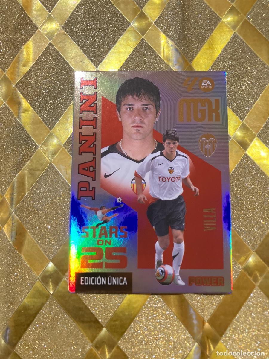 Fu&szlig;ball-Sticker: CROMO DE FUTBOL NUMERO 435 VILLA VALENCIA POWER STARS LIGA 2026 2027 MEGACRAKS MGK PANINI !