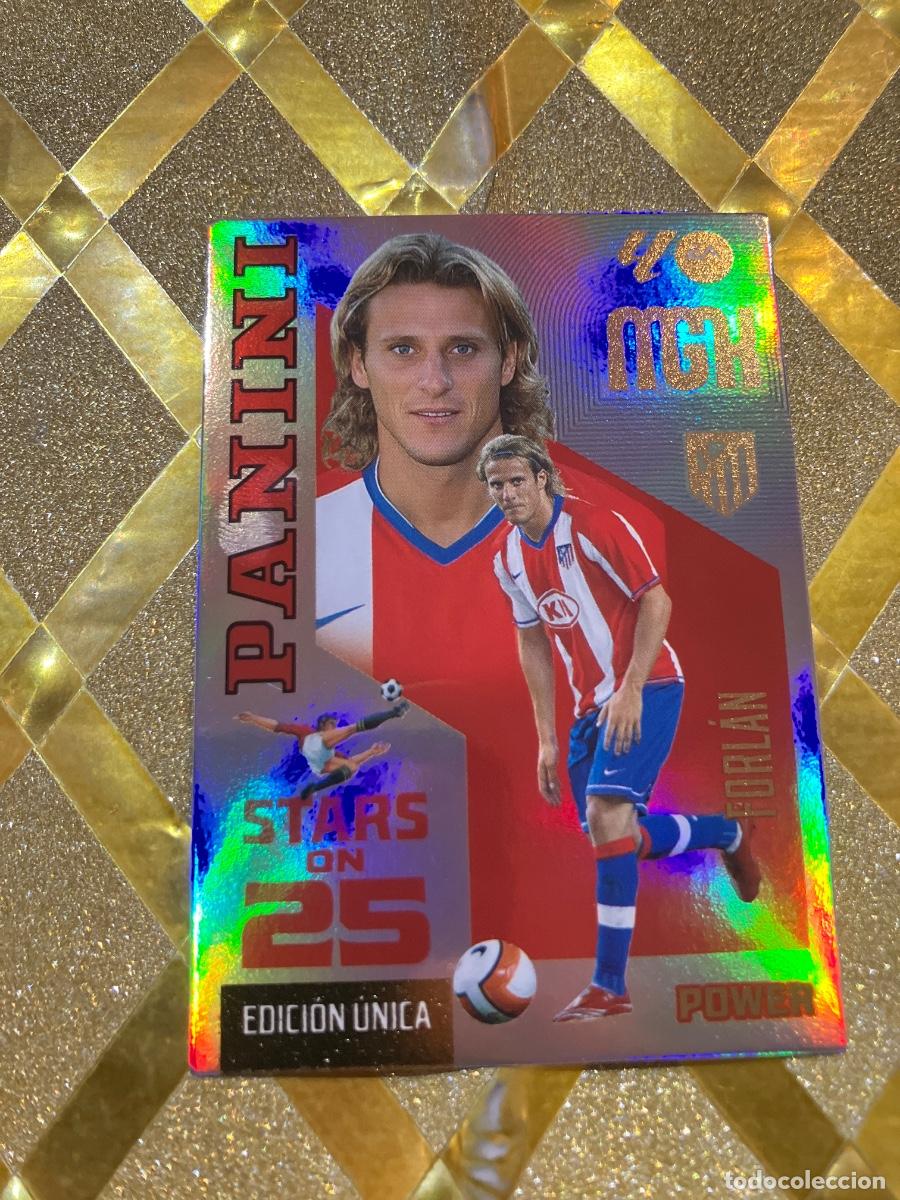 Fu&szlig;ball-Sticker: CROMO DE FUTBOL NUMERO 439 FORLAN ATLETICO MADRID POWER STARS LIGA 2026 2027 MEGACRAKS MGK PANINI !