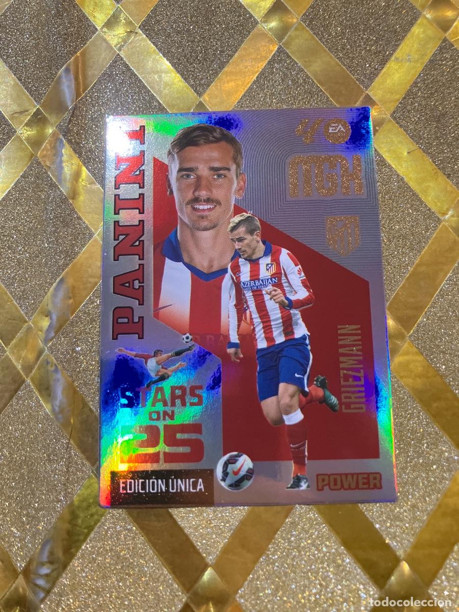 Fu&szlig;ball-Sticker: CROMO DE FUTBOL NUMERO 443 GRIEZMANN ATLETICO MADR POWER STARS LIGA 2026 2027 MEGACRAKS MGK PANINI !
