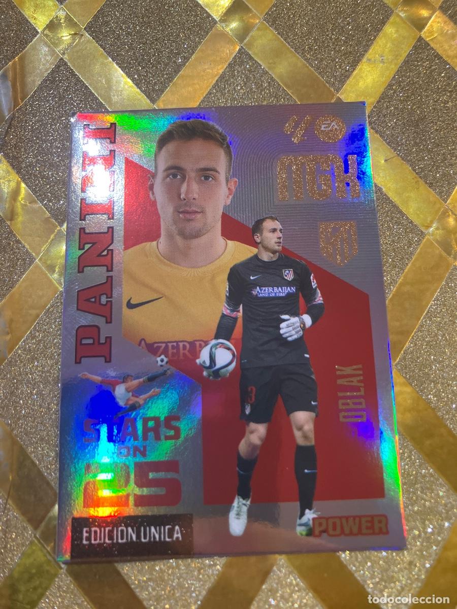 Fu&szlig;ball-Sticker: CROMO DE FUTBOL NUMERO 447 OBLAK ATLETICO MADRID POWER STARS LIGA 2026 2027 MEGACRAKS MGK PANINI !