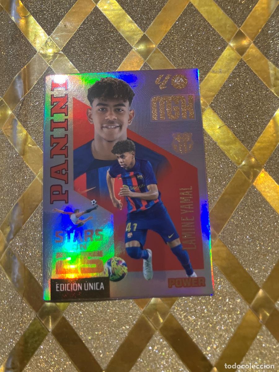 Fu&szlig;ball-Sticker: CROMO DE FUTBOL NUMERO 449 LAMINE YAMAL BARCELONA POWER STARS LIGA 2026 2027 MEGACRAKS MGK PANINI !