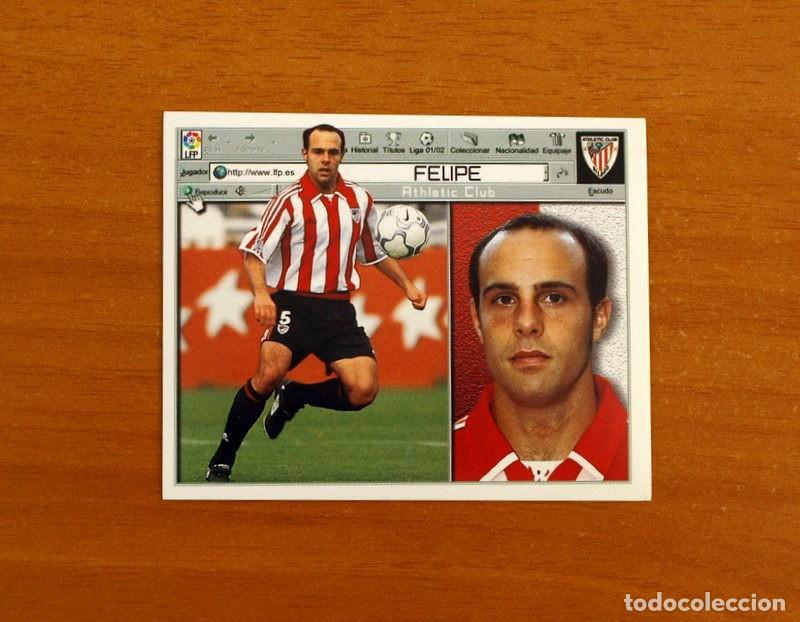 Fu&szlig;ball-Sticker: Athletic de Bilbao - Felipe - Ediciones Este Liga 2001-2002, 01-02 - Nunca pegado
