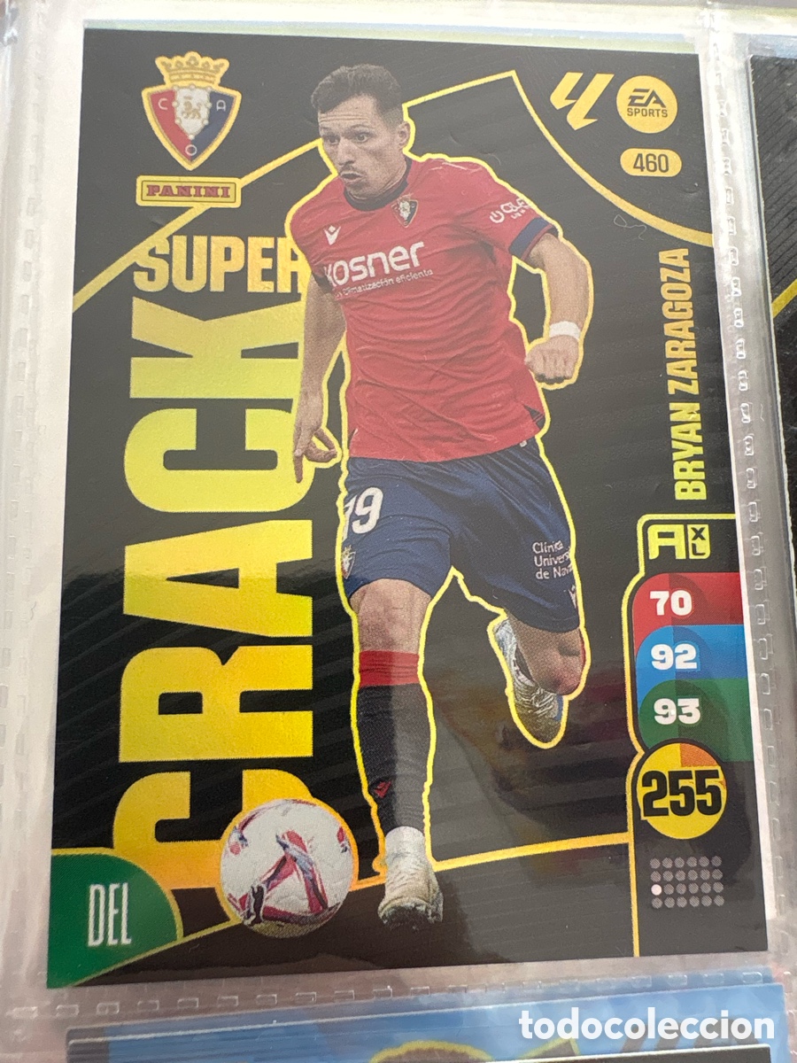 Fu&szlig;ball-Sticker: L3 BRYAN ZARAGOZA C. A. OSASUNA SUPER CRACK 460 PANINI ADRENALYN XL LIGA 2024/2025 24 25