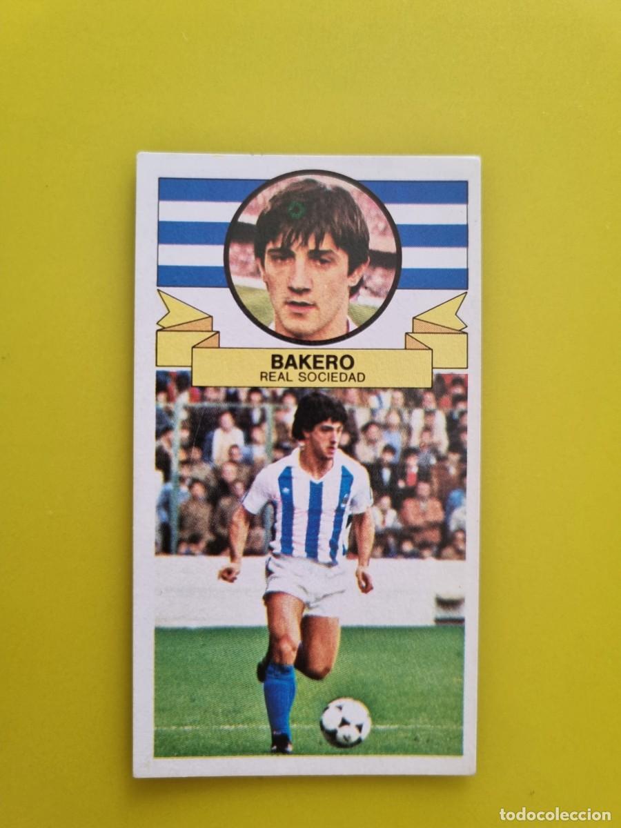 Cromos de f&uacute;tbol: LIGA ESTE 85 86 1985 1986 NUNCA PEGADO SIN PEGAR BAKERO REAL SOCIEDAD AR826