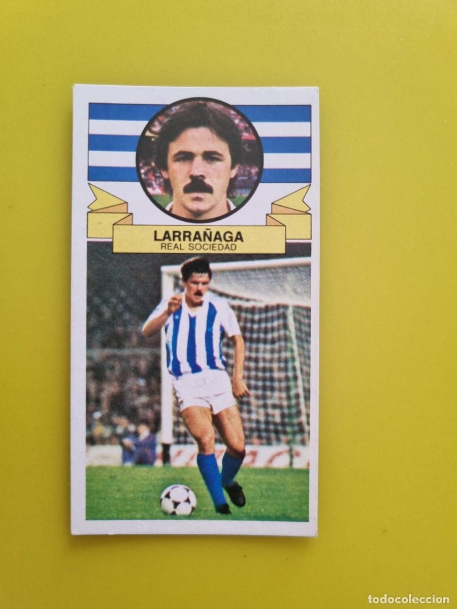 Fu&szlig;ball-Sticker: LIGA ESTE 85 86 1985 1986 NUNCA PEGADO SIN PEGAR LARRA&Ntilde;AGA REAL SOCIEDAD AR826