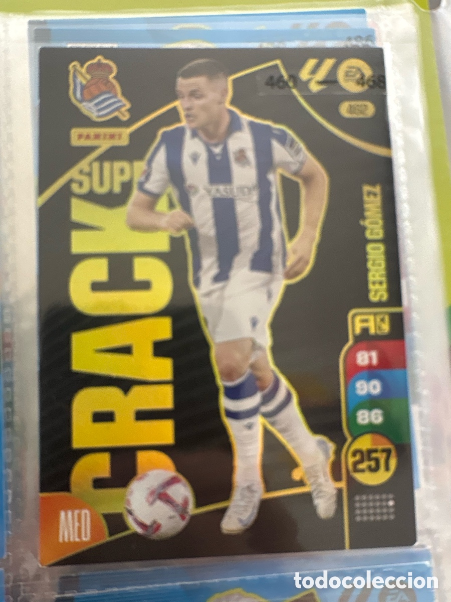 Fu&szlig;ball-Sticker: 462 SERGIO GOMEZ REAL SOCIEDAD SUPER CRACK ⚽ PANINI LIGA ADRENALYN XL 2024 2025 24 25 ⚽