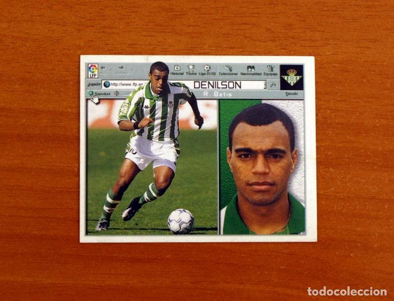 Fu&szlig;ball-Sticker: Real Betis - Denilson - Ediciones Este Liga 2001-2002, 01-02 - Nunca Pegado
