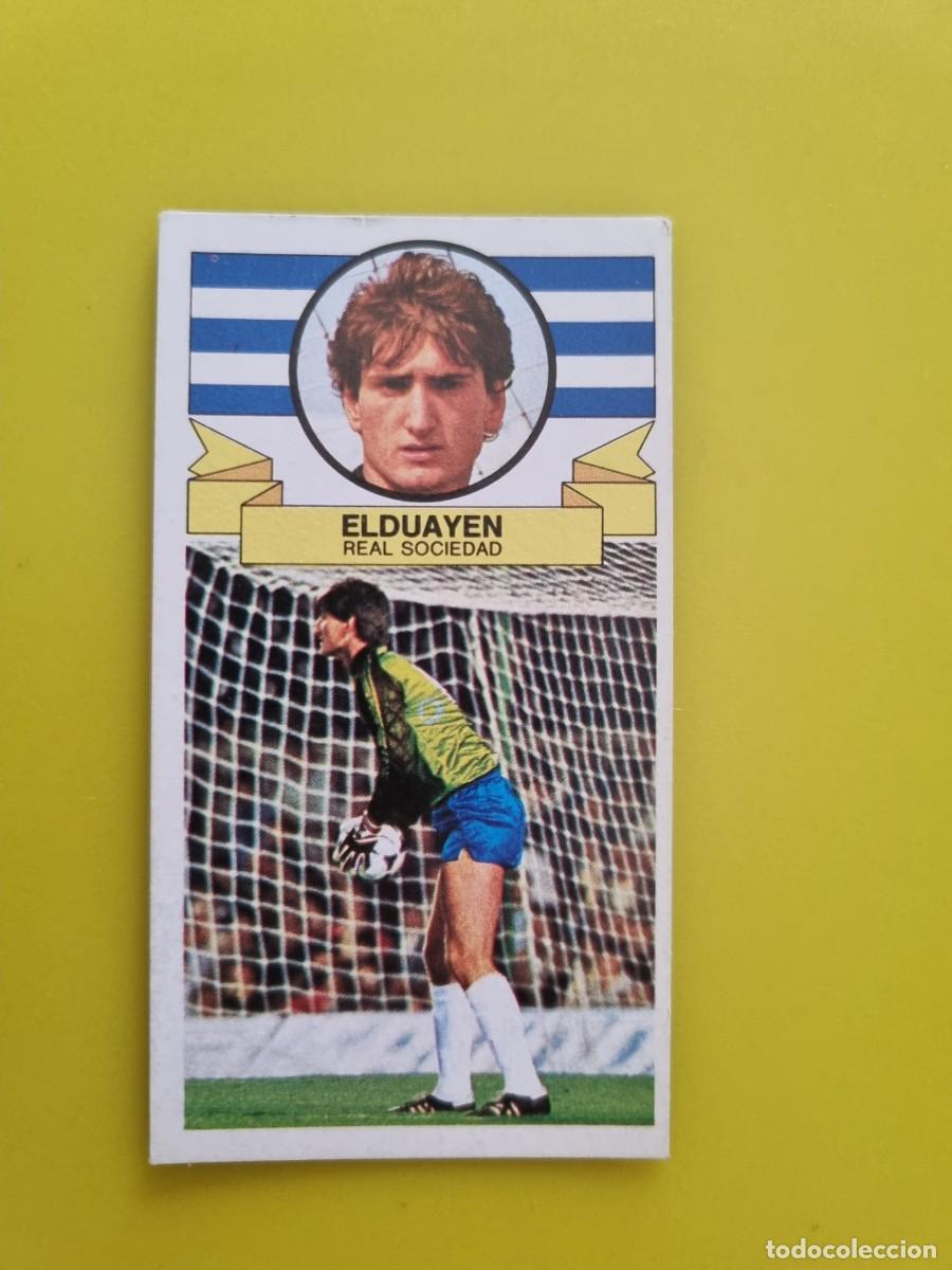 Fu&szlig;ball-Sticker: LIGA ESTE 85 86 1985 1986 NUNCA PEGADO SIN PEGAR ELDUAYEN REAL SOCIEDAD AR826