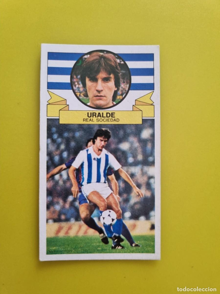 Fu&szlig;ball-Sticker: LIGA ESTE 85 86 1985 1986 NUNCA PEGADO SIN PEGAR URALDE REAL SOCIEDAD AR826